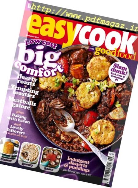BBC Easy Cook UK – January 2017 Cover