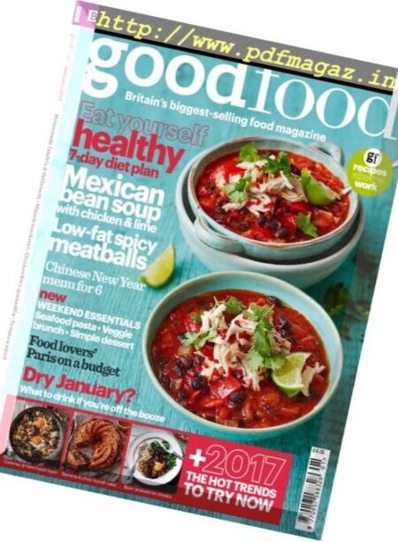 BBC Good Food UK – January 2017 Cover