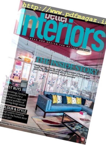 Better Interiors – January 2017 Cover