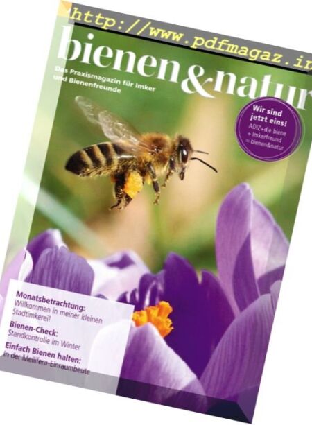 Bienen & natur – Nr.1, 2017 Cover
