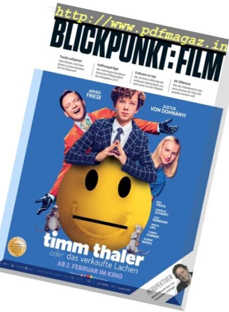 Blickpunkt Film – 23 Januar 2017 Cover