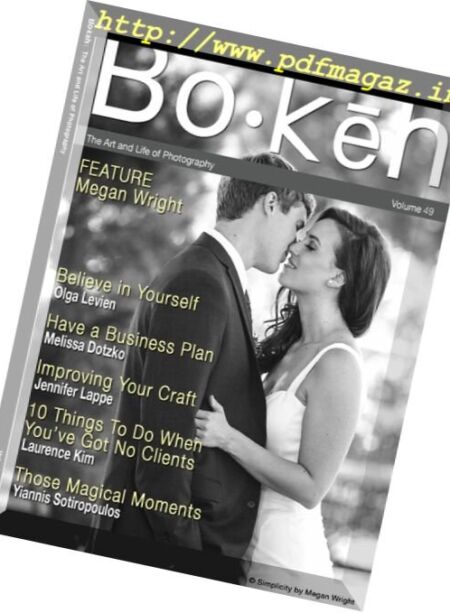 Bokeh – Volume 49, 2016 Cover