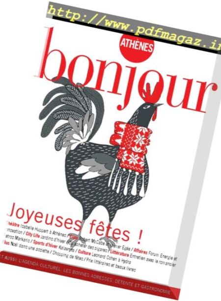 Bonjour Athenes – Hiver 2016 Cover