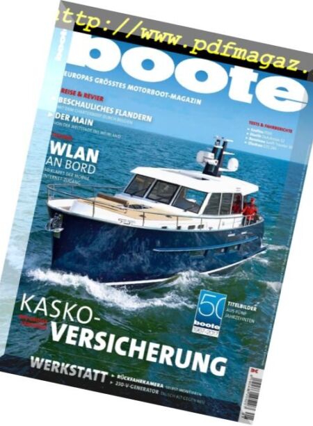 Boote – Januar 2017 Cover