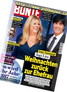 Bunte – 15 Dezember 2016