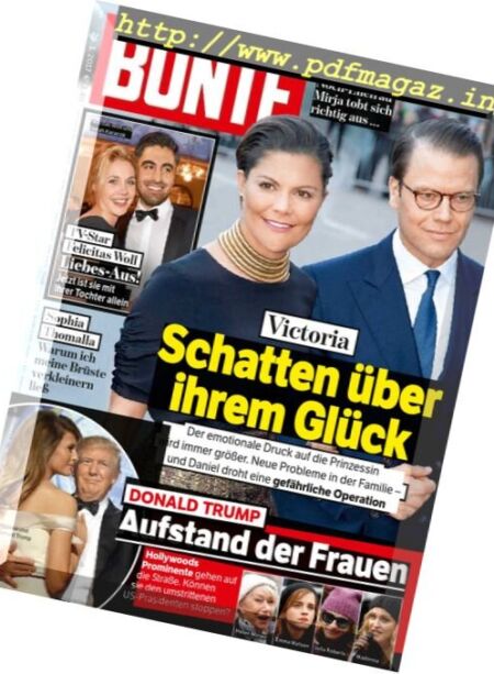 Bunte – 26 Januar 2017 Cover