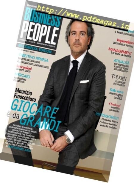 Business People – Gennaio 2017 Cover