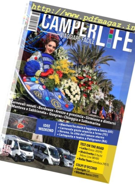 Camper Life – Febbraio 2017 Cover