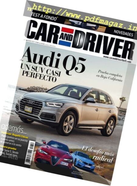 Car and Driver Spain – Enero 2017 Cover