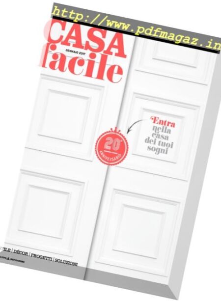CasaFacile – Gennaio 2017 Cover