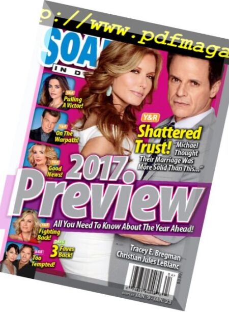 CBS Soaps In Depth – 23 January 2017 Cover