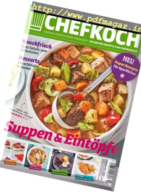 Chefkoch – Februar 2017 Cover