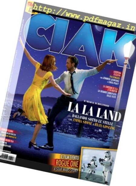 Ciak – Dicembre 2016 Cover
