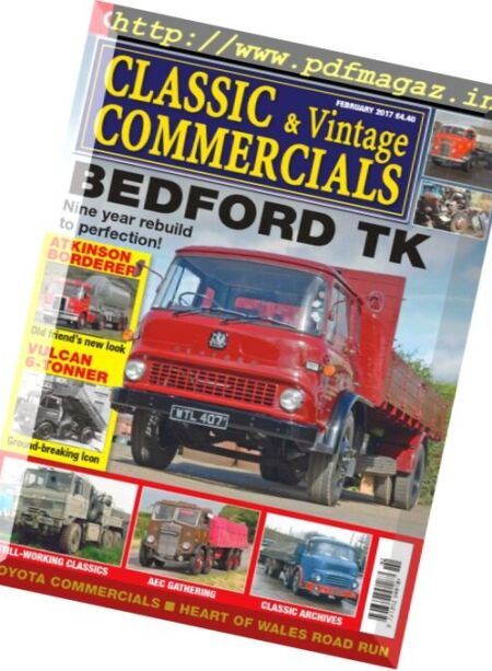 Classic & Vintage Commercials – February 2017 Cover