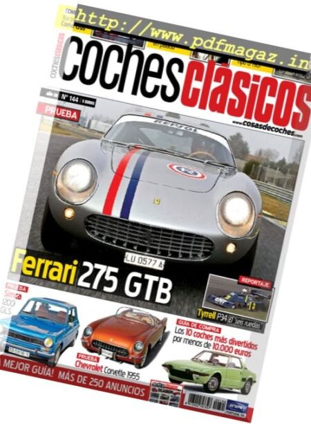 Coches Clasicos – Febrero 2017 Cover