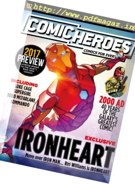 Comic Heroes – Janaury 2017 Cover