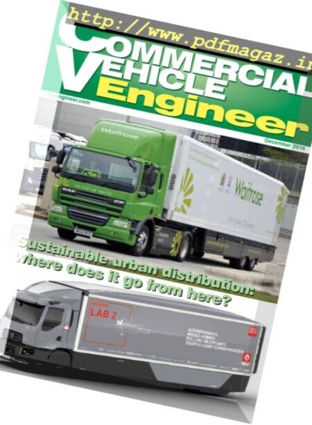 Commercial Vehicle Engineer – December 2016 Cover