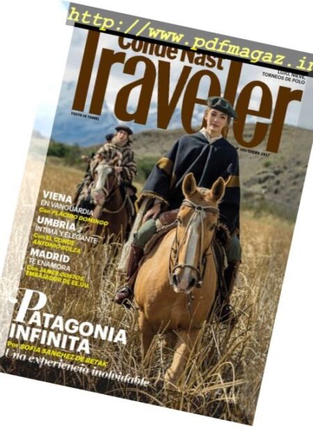 Conde Nast Traveler Spain – Enero 2017 Cover