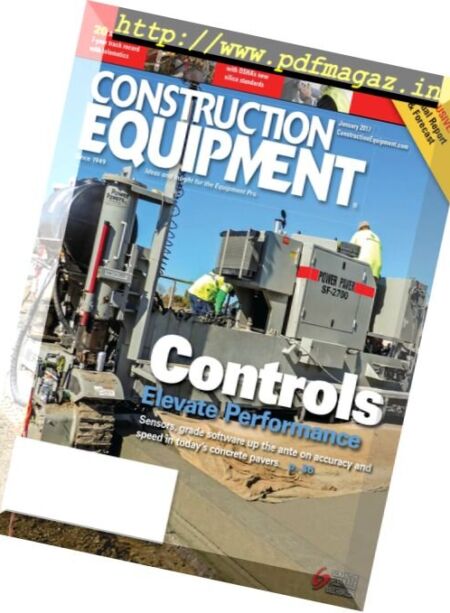 Construction Equipment – January 2017 Cover