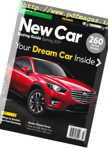 Consumer Reports New Car Buying Guide – Spring 2017 Cover