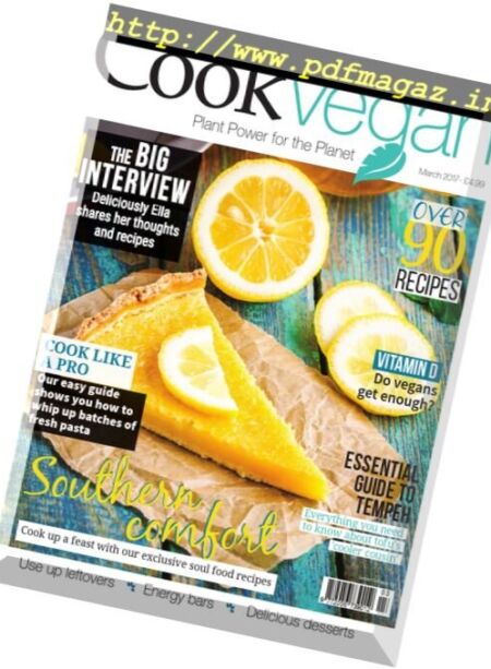 Cook Vegan – March 2017 Cover