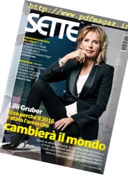 Corriere della Sera Sette – 30 Dicembre 2016