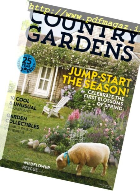 Country Gardens – Early Spring 2017 Cover