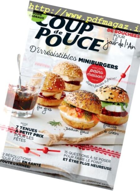 Coup de Pouce – Janvier 2017 Cover
