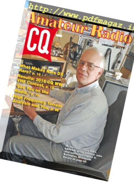 CQ Amateur Radio – January 2017 Cover