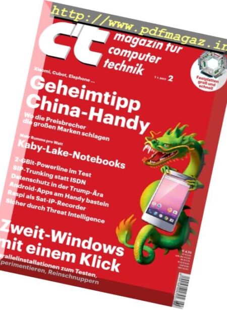 c’t Germany – 7 Januar 2017 Cover