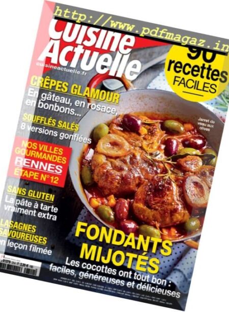 Cuisine Actuelle – Fevrier 2017 Cover