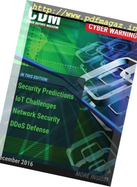 Cyber Defense Magazine – December 2016 Cover