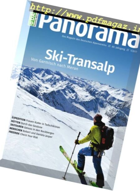 DAV Panorama – N 1, 2017 Cover