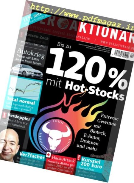 Der Aktionar – 20 Januar 2017 Cover