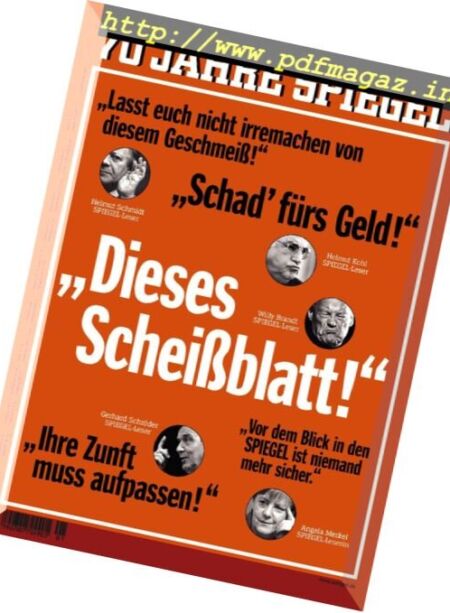 Der Spiegel – 30 Dezember 2016 Cover
