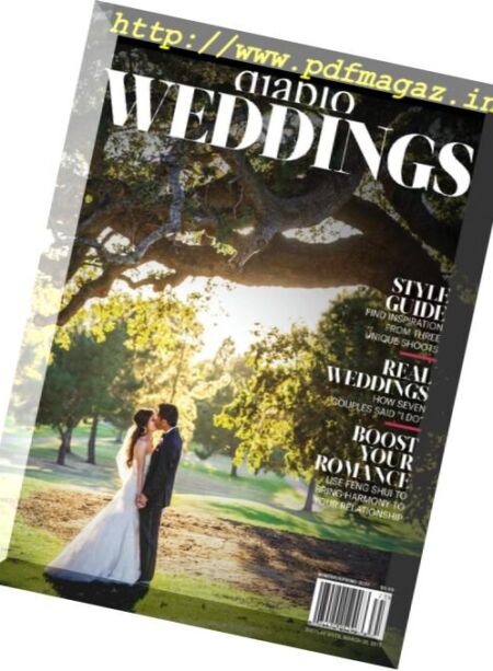 Diablo Weddings – Winter-Spring 2017 Cover