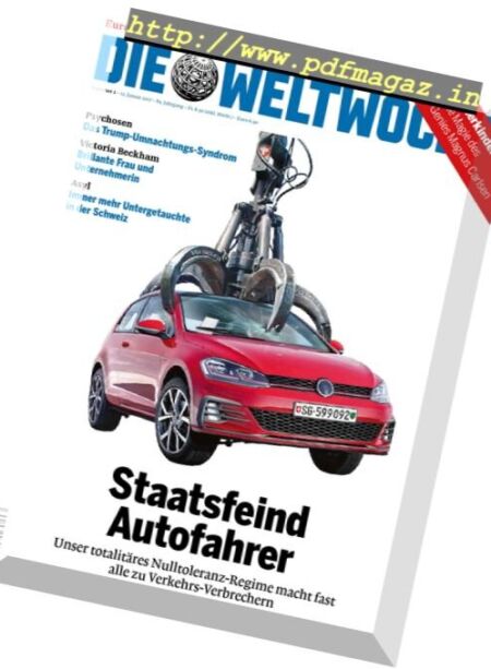 Die Weltwoche – 12 Januar 2017 Cover