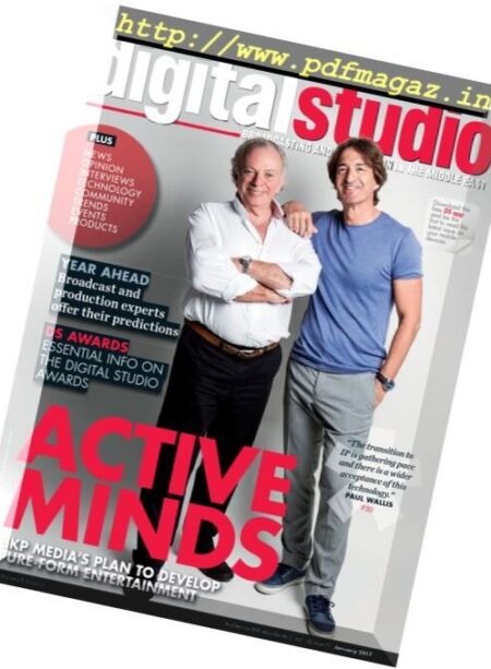 Digital Studio – January 2017 Cover