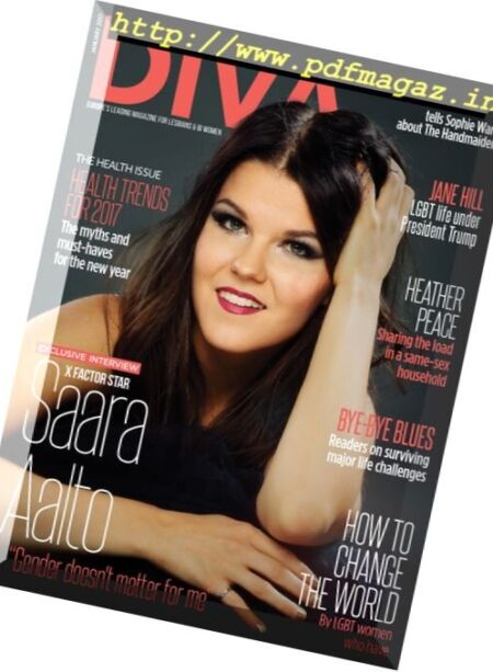 Diva UK – January 2017 Cover