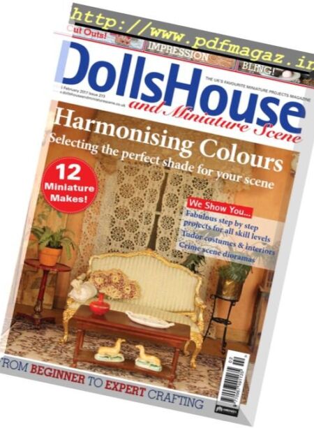 Dolls House and Miniature Scene – February 2017 Cover