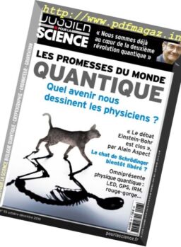 Dossier Pour la Science – Octobre-Decembre 2016