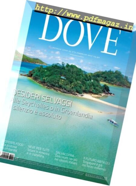 Dove – Febbraio 2017 Cover