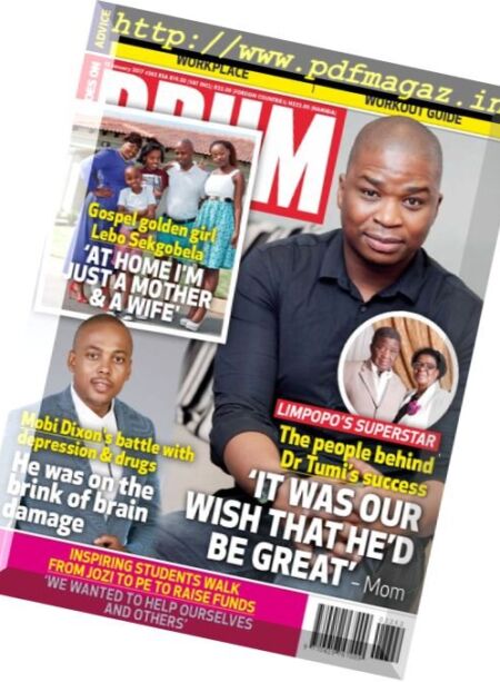 Drum – 12 January 2017 Cover