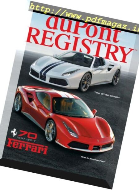duPont Registry – February 2017 Cover