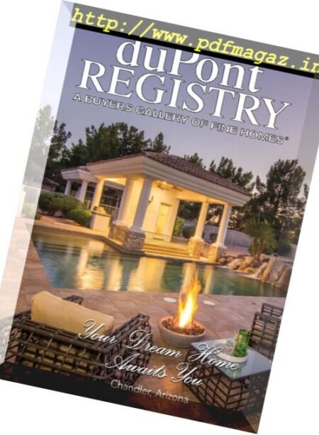duPont REGISTRY Homes – February 2017 Cover