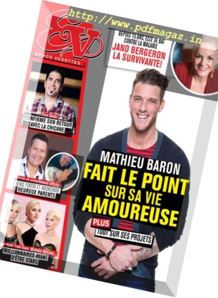 Echos Vedettes – 28 Janvier au 3 Fevrier 2017 Cover