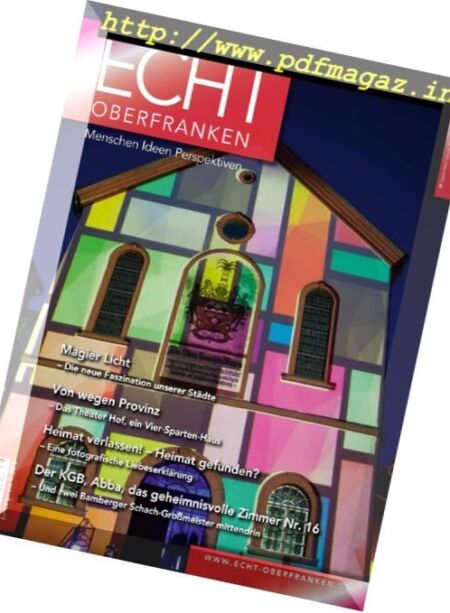 ECHT Oberfranken – Dezember 2016-Januar 2017 Cover