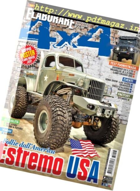 Elaborare 4×4 – Gennaio-Febbraio 2017 Cover