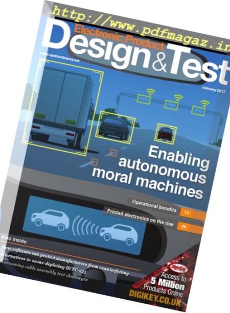 Electronic Product Design & Test – January 2017 Cover