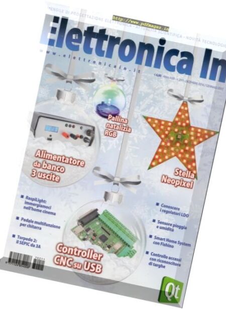 Elettronica In – Dicembre 2016 – Gennaio 2017 Cover